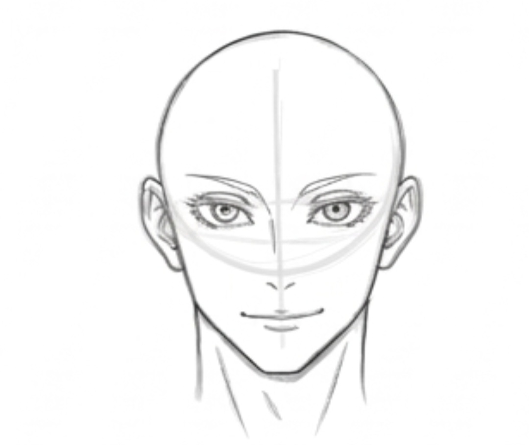 Step 6 drawing concentric iris circles and pupils for Gojo's Six Eyes