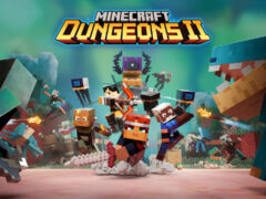 Minecraft Dungeons II heroes exploring the colorful Sift dimension