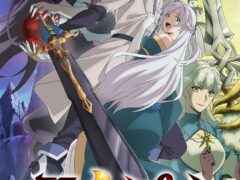 Overgeared anime key visual featuring Grid in ornate blacksmith gear